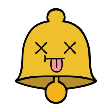sevimli çizgi bir çan