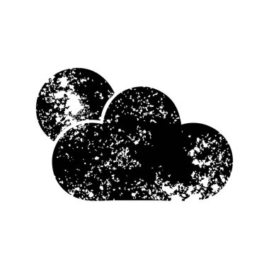 güneş ışığı ve bulut sıkıntılı sembolü