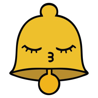 sevimli çizgi bir çan