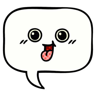 çizgi roman tarzı karikatür konuşma balonu