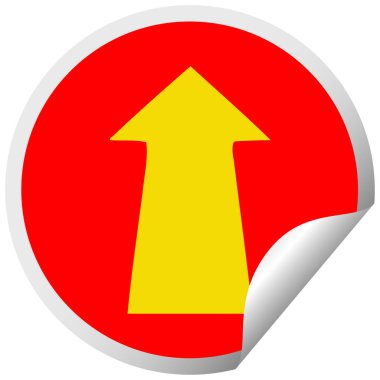 dairesel peeling etiket ilginç karikatür oku