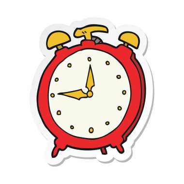 bir çizgi film çalar saat etiket