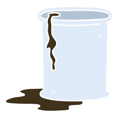 ilginç el karikatür varil petrol çekilmiş