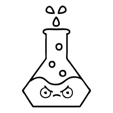 bir bilim ölçek çizim karikatür