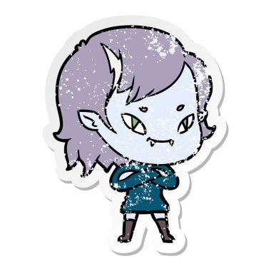 bir çizgi film dostu vampir kızın sıkıntılı etiket