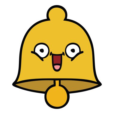 sevimli çizgi bir çan