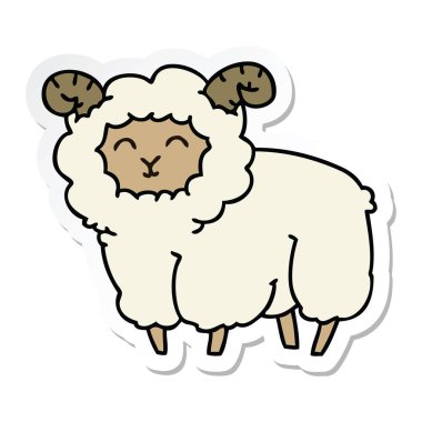 ilginç bir el etiket karikatür ram çizilmiş