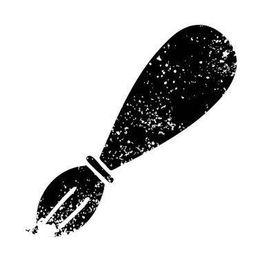 sıkıntılı bir boya fırçası sembolü