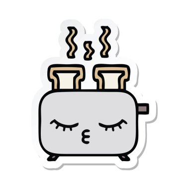 sevimli çizgi dolusu etiket