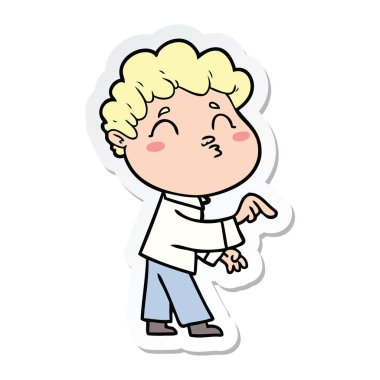 surat asmayı bir çizgi film adamın etiket