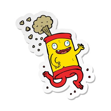 etiket bir çizgi film çılgın soda olabilir