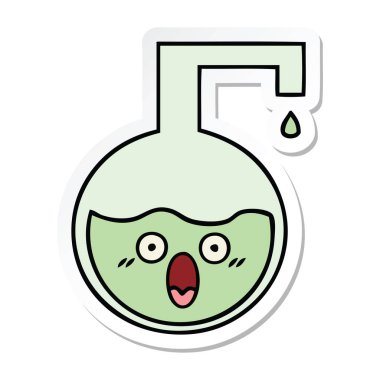 etiket bir sevimli çizgi bilim deneme 