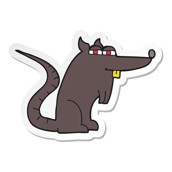 Naklejki Cartoon Złych Szczurów — Wektor stockowy