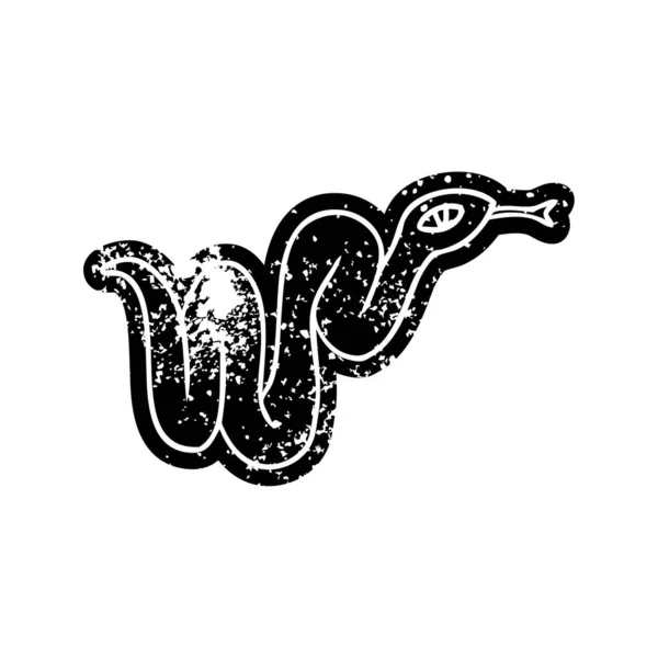 Грациозная иконка садовой змеи — стоковый вектор