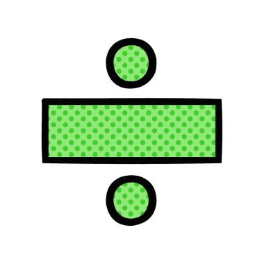 çizgi roman tarzı karikatür bir bölünme sembol