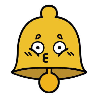 sevimli çizgi bir çan