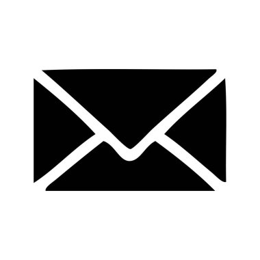 düz sembolü kağıt zarf