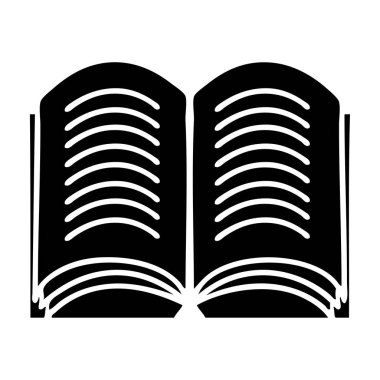 düz sembolü açık kitap