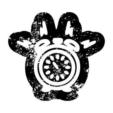 çalar saat sıkıntılı simgesi