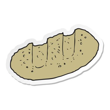 etiket bir karikatür ekmek