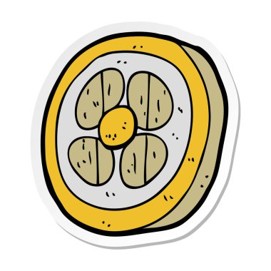 etiket bir karikatür Ortaçağ kalkan