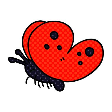 ilginç çizgi roman tarzı çizgi film kelebek