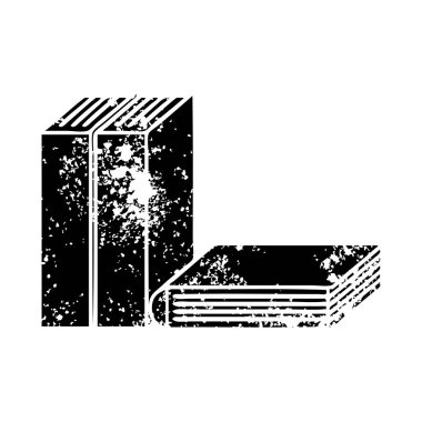 sıkıntılı sembolü bir kitap