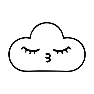 çizgi çizme çizgi film beyaz bulut