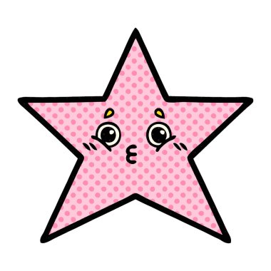 çizgi roman tarzı çizgi film yıldız balık