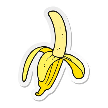 çizgi film Muz Sticker