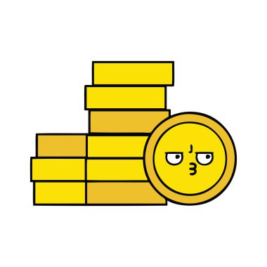 sevimli çizgi paralar