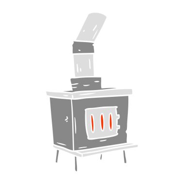 elle çizilmiş karikatür doodle bir ev fırın