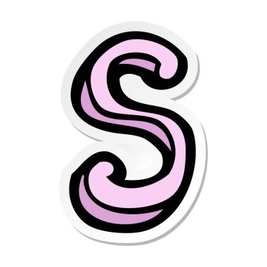 etiket bir çizgi film mektup S