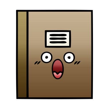 Notebook degrade gölgeli çizgi film