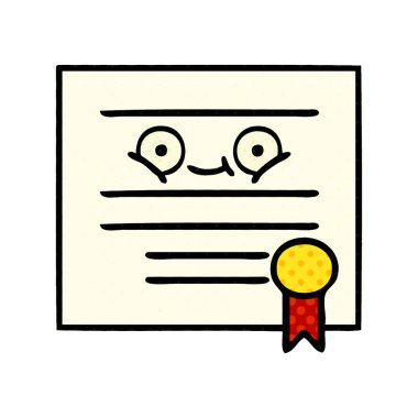 çizgi roman tarzı karikatür mezuniyet diploma