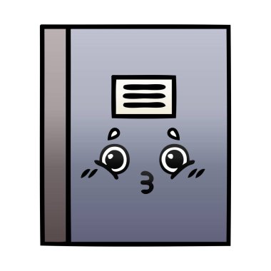 Notebook degrade gölgeli çizgi film