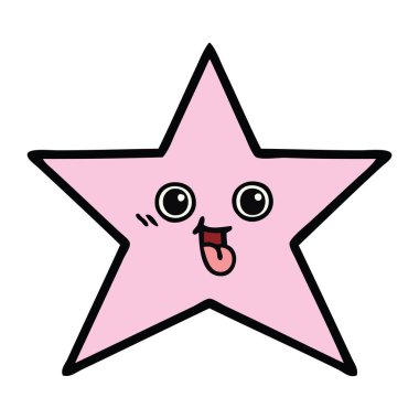 sevimli çizgi yıldız balık