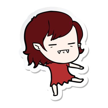 bir çizgi film ölümsüz vampir kız etiketi