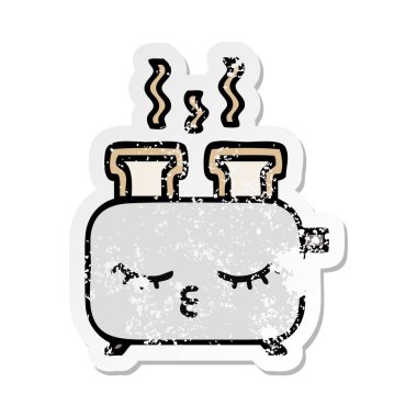 sevimli çizgi dolusu sıkıntılı etiket