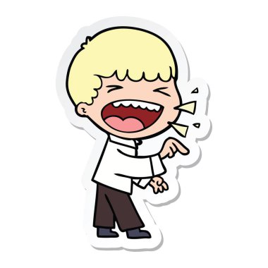 adam bir çizgi film etiketi