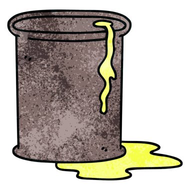 ilginç karikatür varil petrol el çekilmiş