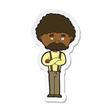 bir çizgi film yaşlı adam etiketi 