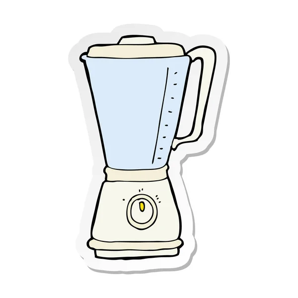 卡通厨房搅拌机的贴纸 — 图库矢量图片