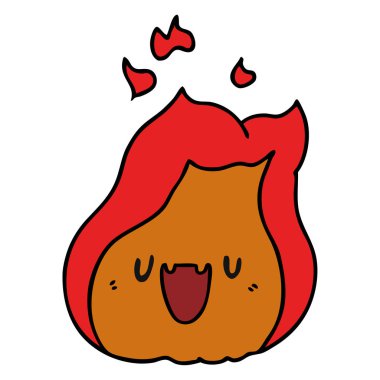 çizgi film kawaii şirin ateş etmek