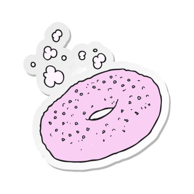 çizgi film çörek etiket