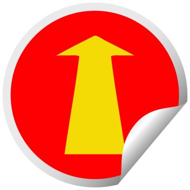 dairesel peeling etiket ilginç karikatür oku