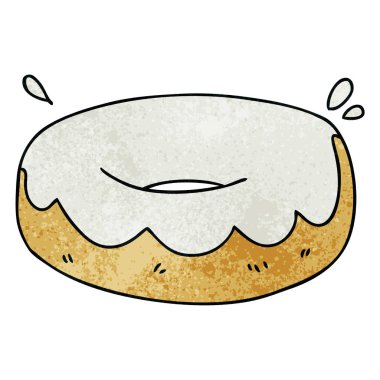 el çekilmiş ilginç çizgi film çörek buzlu