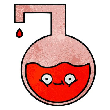 Retro grunge doku çizgi film bilim deneme 