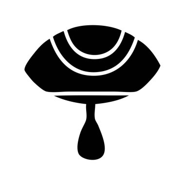 ağlayan göz düz sembolü
