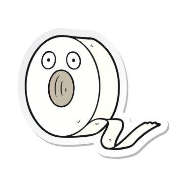 etiket bir karikatür bant